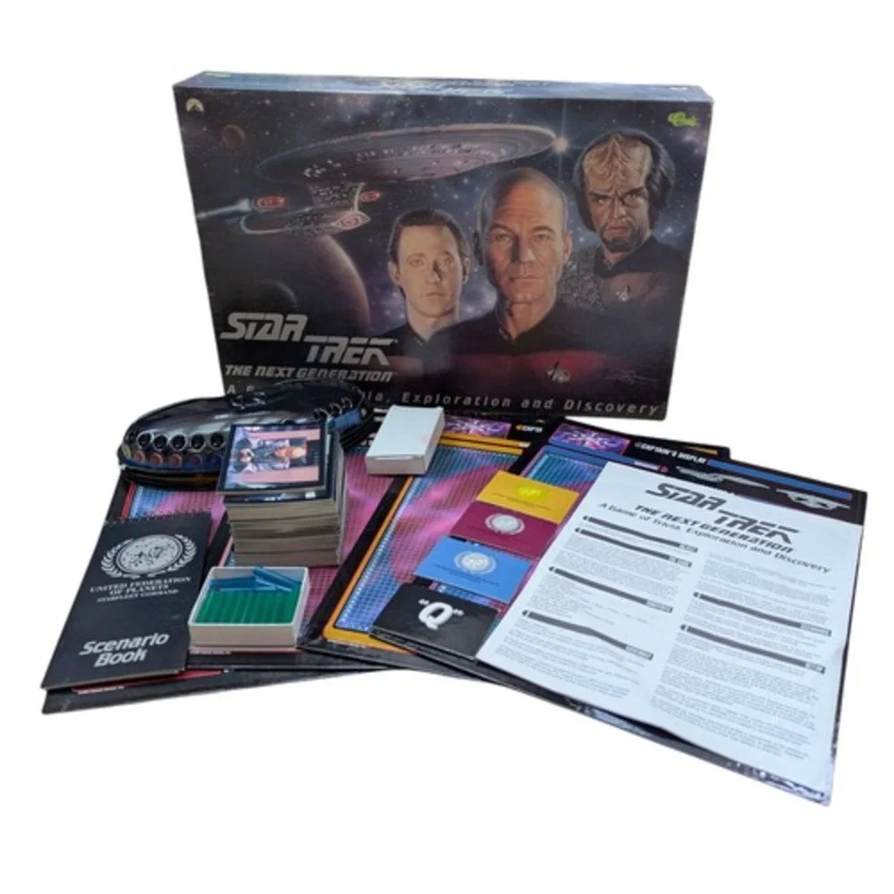 1993 Classic Star Trek Next Generation Game Of Trivia, Exploration & Discovery
